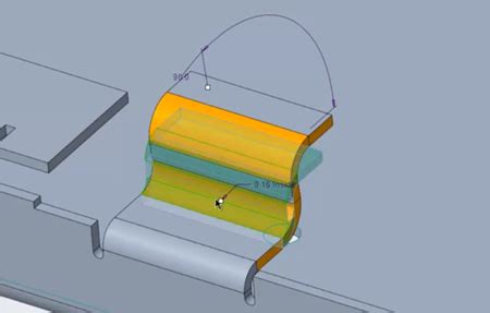 creo bend sheet metal|editing bends in ptc.